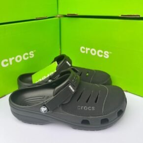 Original Leather Black Crocs